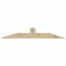 Ekena Millwork Portland Rough Sawn Timber Gable Bracket, Douglas Fir, 72"W x 12"H x 2"D x 6"F, 4/12 Pitch GBW072X12X0206POR00RDF - alternate 1